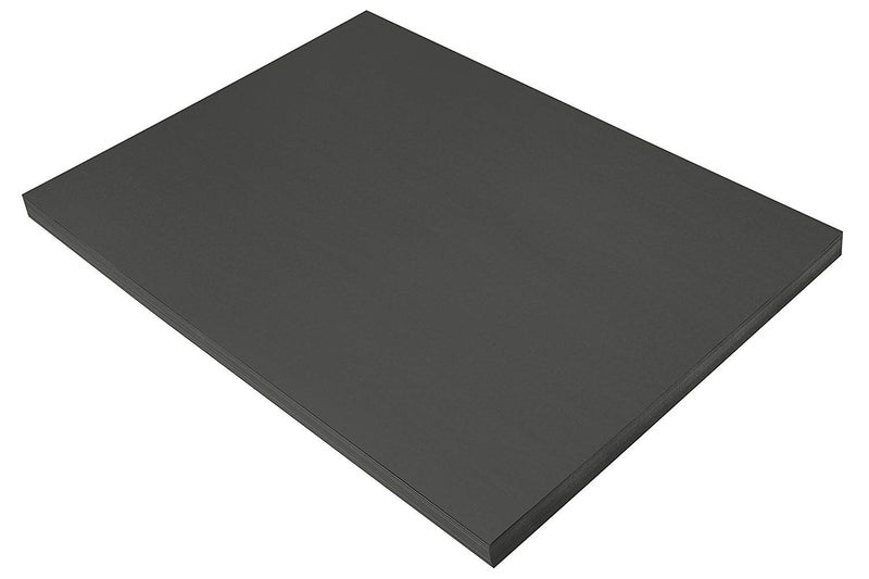 Prang (Formerly SunWorks) Construction Paper, Black, 18" x 24", 100 Sheets - Image 1